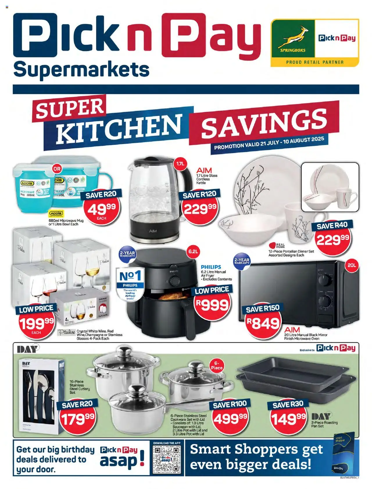 Pick n Pay Kitchen Specials from 21/07 - 10/08/2025 > Promotions