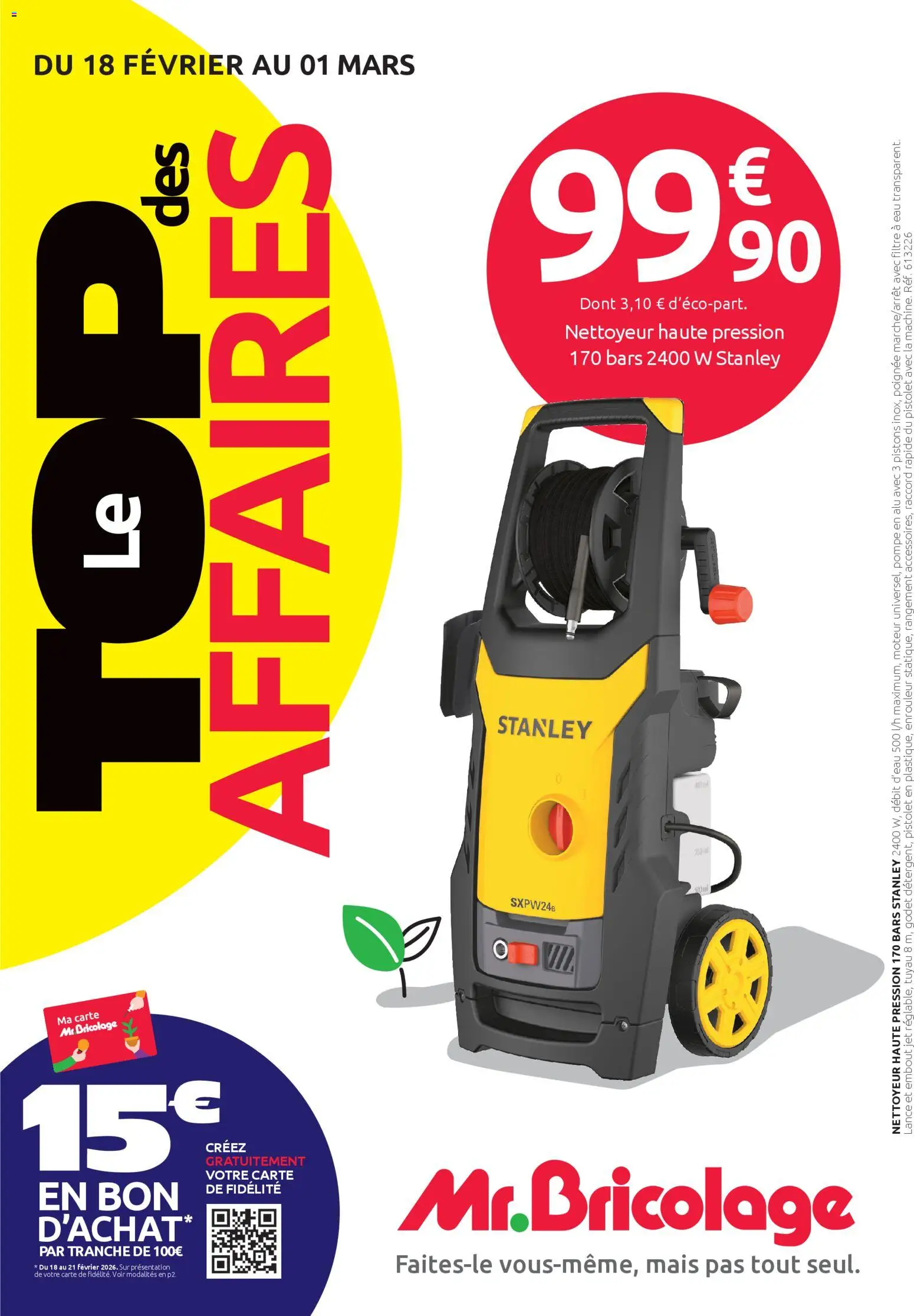 Prévisualisation de Catalogue du magasin Mr. Bricolage formulaire valide 18/02/2026