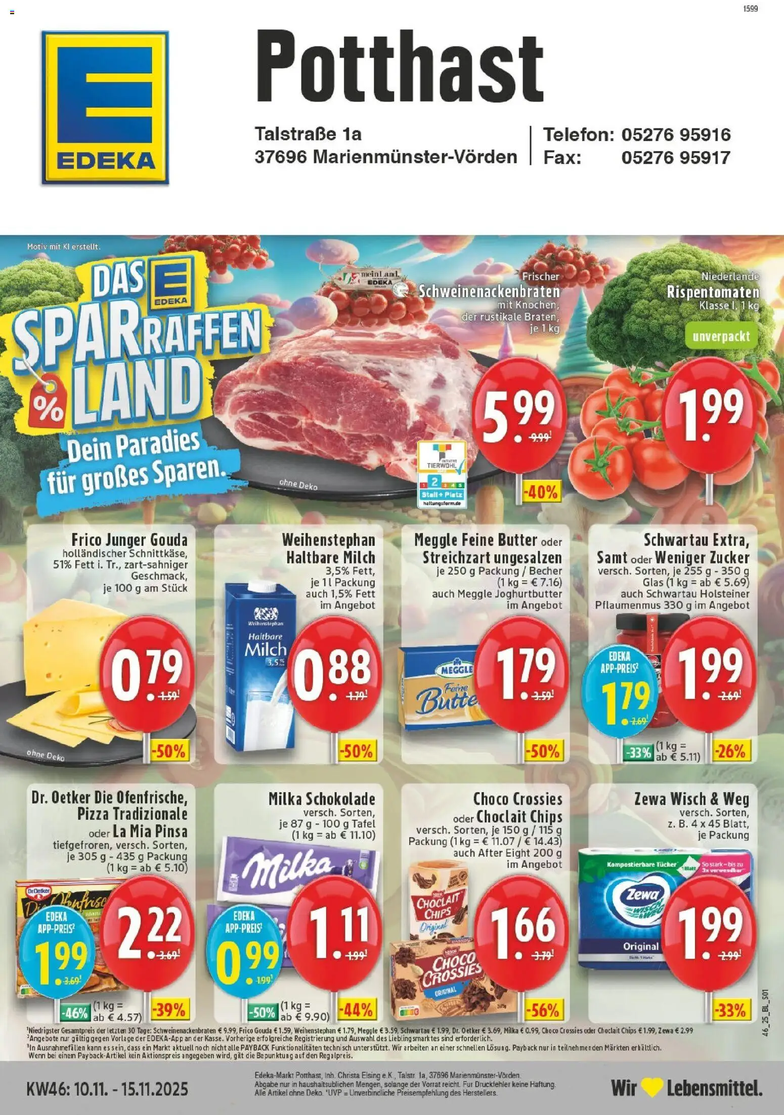 Vorschau von dem Prospekt des Geschäftes Edeka, gültig ab dem 10.11.2025