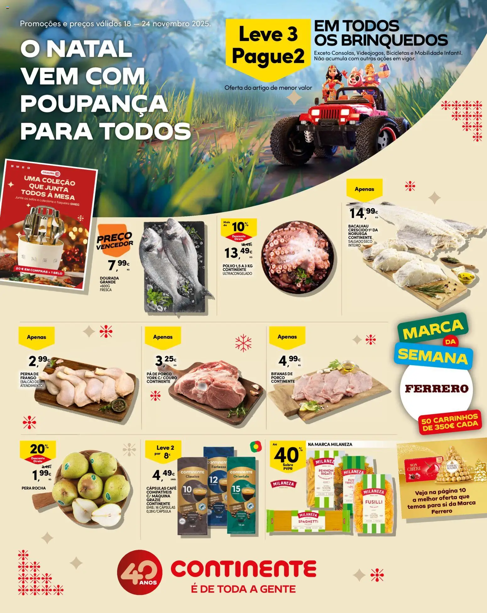 Pré-visualização do folheto da loja Continente válida a partir de 18/11/2025