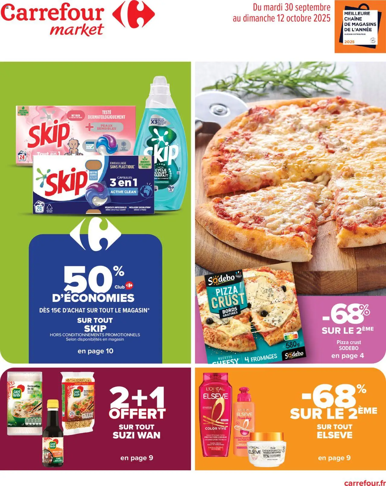 Catalogue de la semaine 40 de la boutique Carrefour Market valable du 30/09/2025 - Page numéro 1