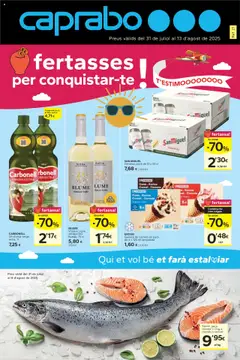 Vista previa del folleto de la tienda Caprabo válido desde el 31/07/2025 