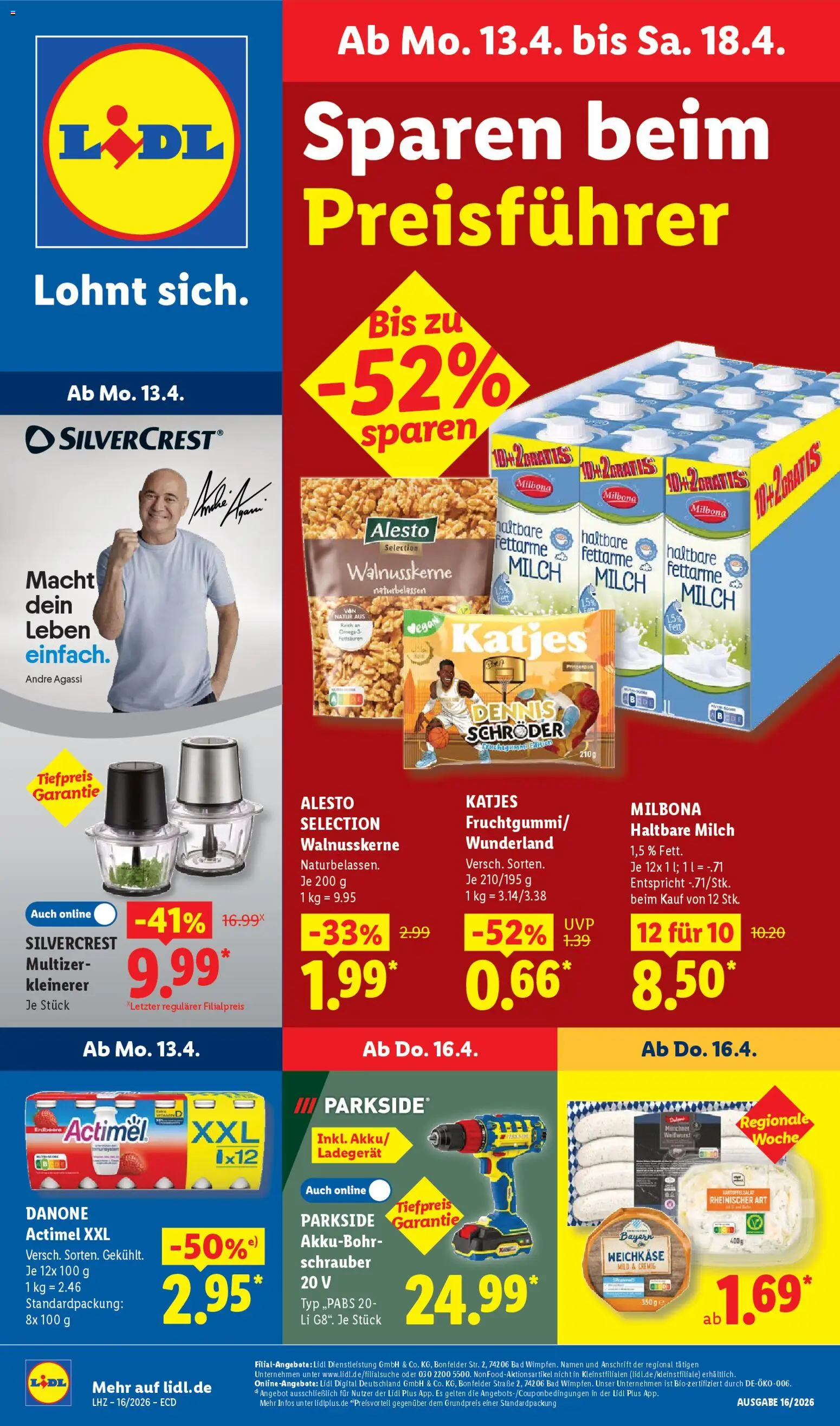 Náhled nabídky: Lidl Německo Lidl Německo leták platný od 13.04.2026