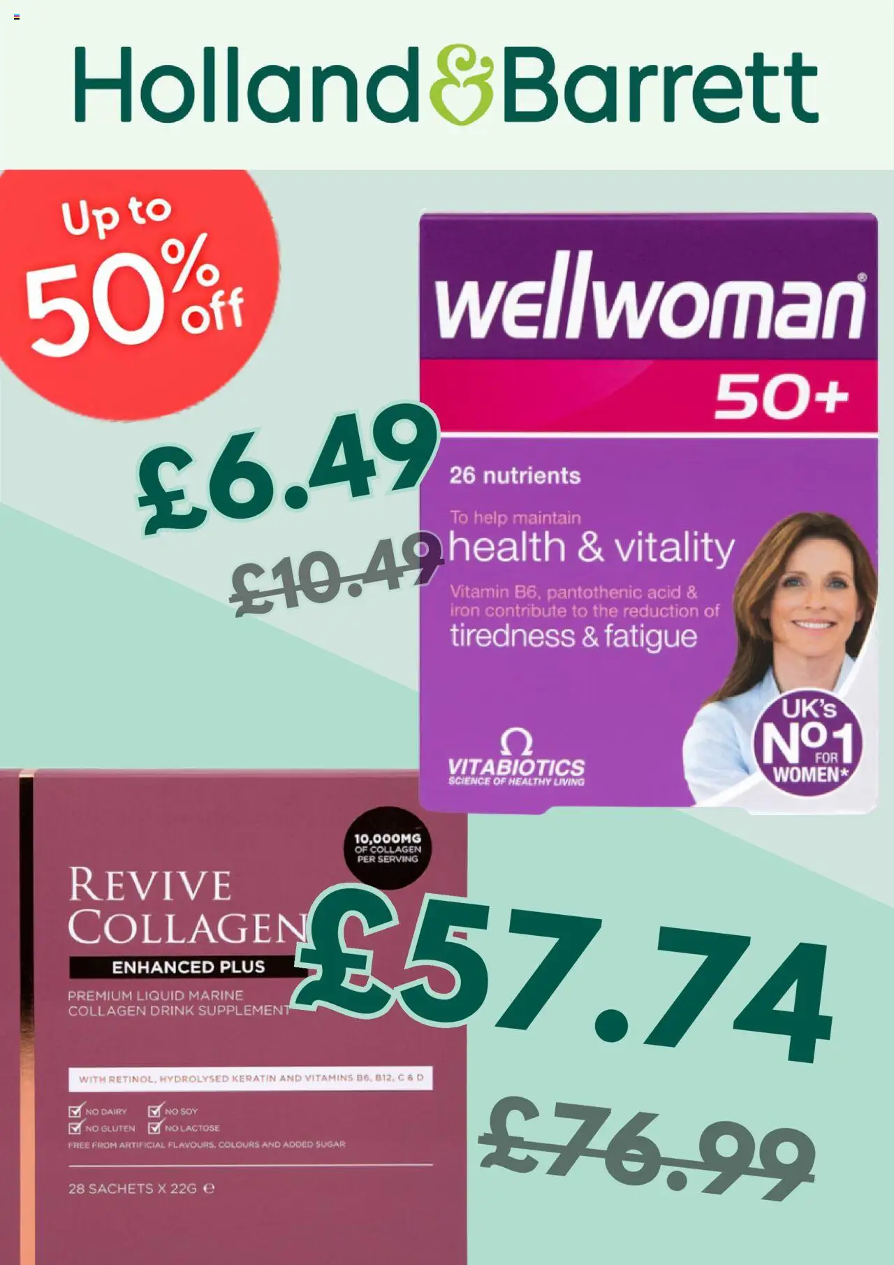Holland & Barrett shop Offers valid from 18/07/2025 - Page number 1 - Sugar, Iron