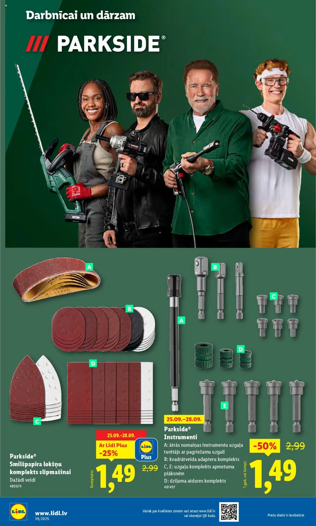 Skatīt Lidl akciju bukletu, derīgs no 2025.09.22