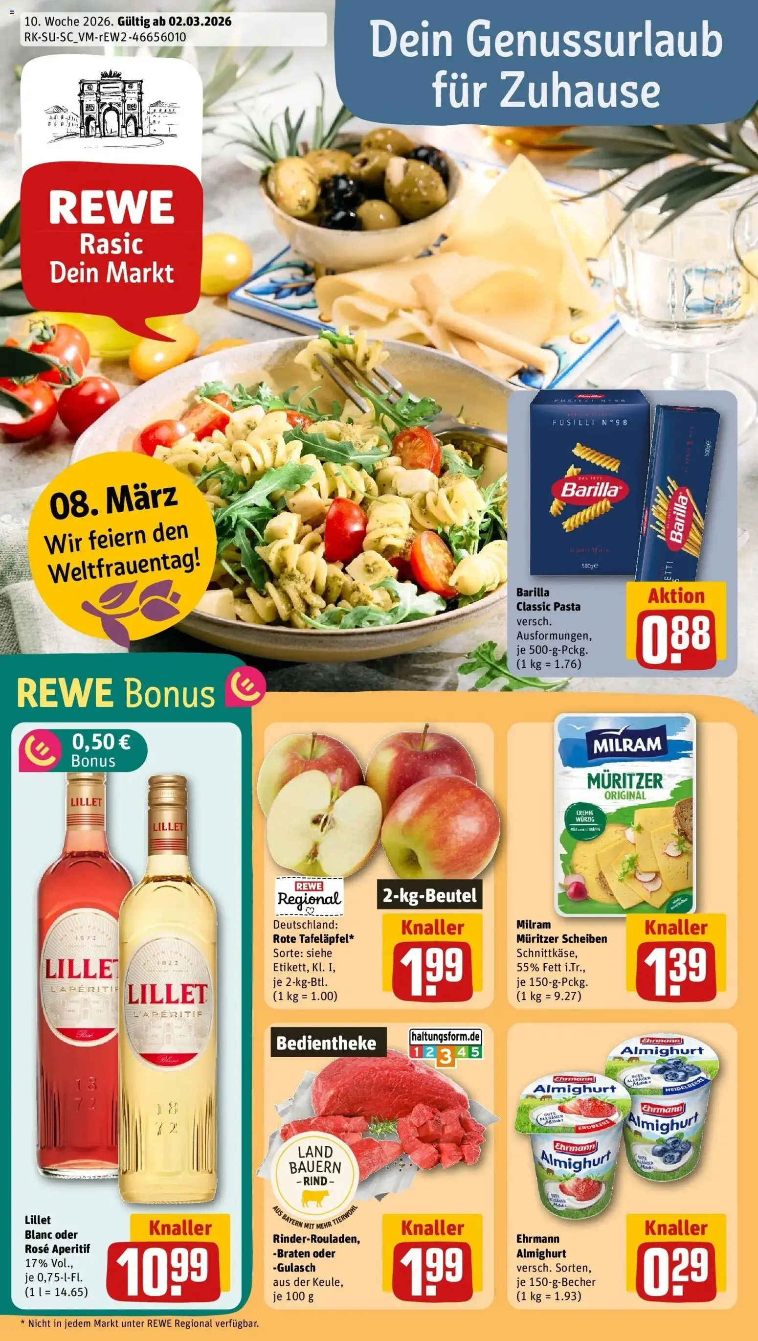 Vorschau von dem Prospekt des Geschäftes Rewe, gültig ab dem 02.03.2026