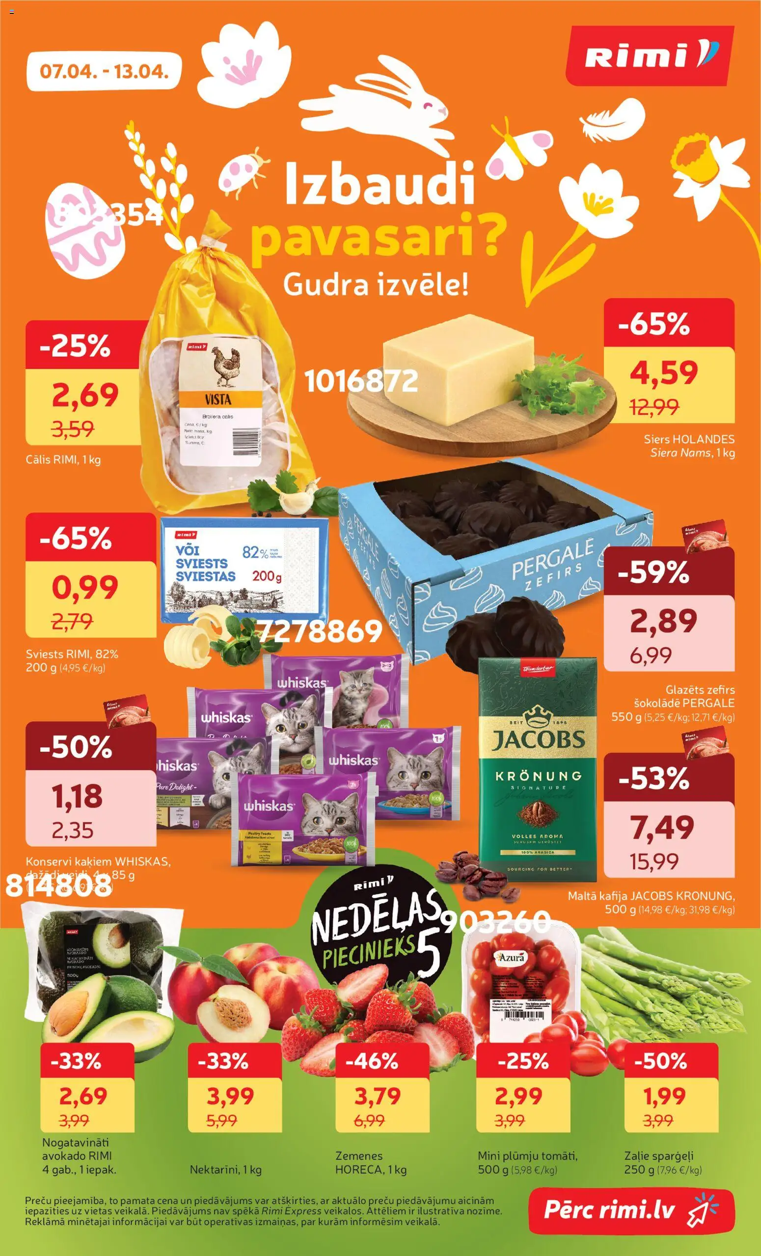 Skatīt Rimi akciju bukletu, derīgs no 07.04.2026.