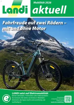 Vorschau des Merkblatts Aktionen Fahrfreude vom Shop Landi gültig von 28.01.2026 bis 31.07.2026