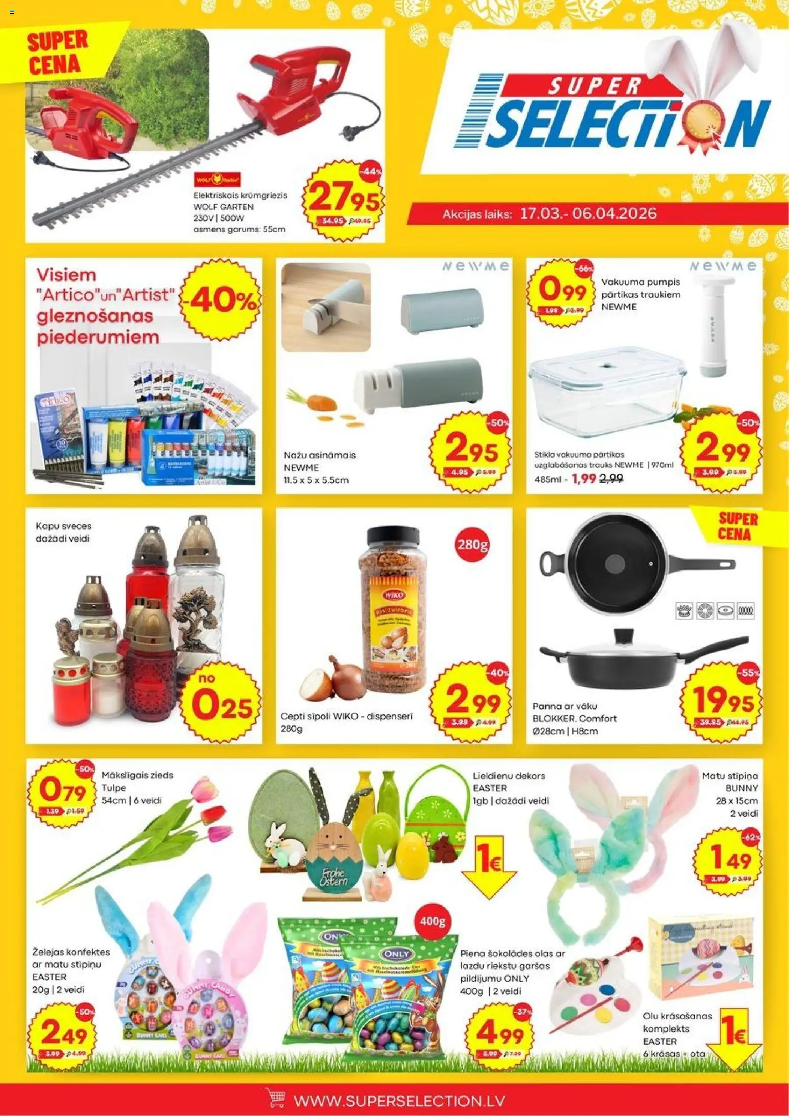 Skatīt Super Selection akciju bukletu, derīgs no 17.03.2026.