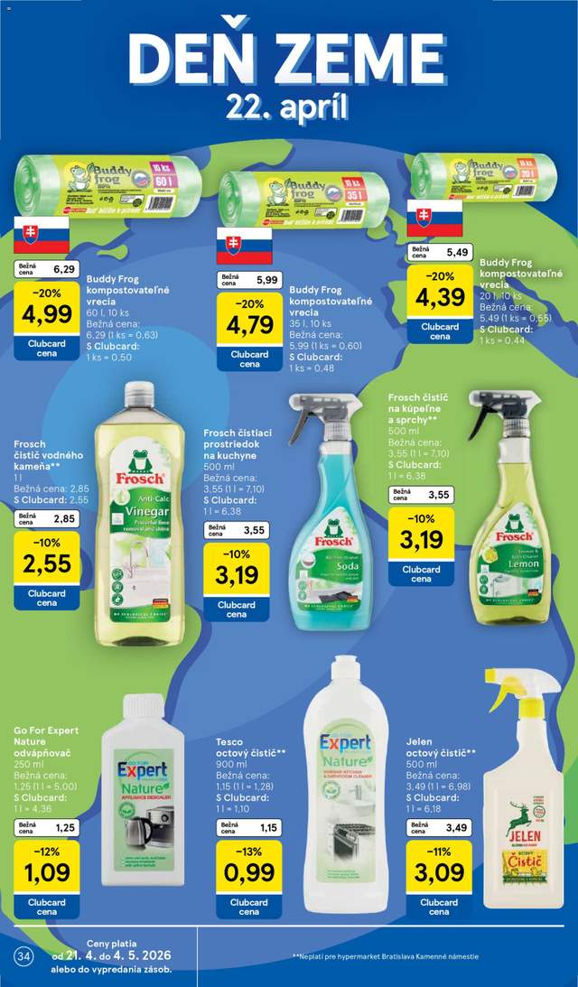 Nový Tesco leták od 22.04.