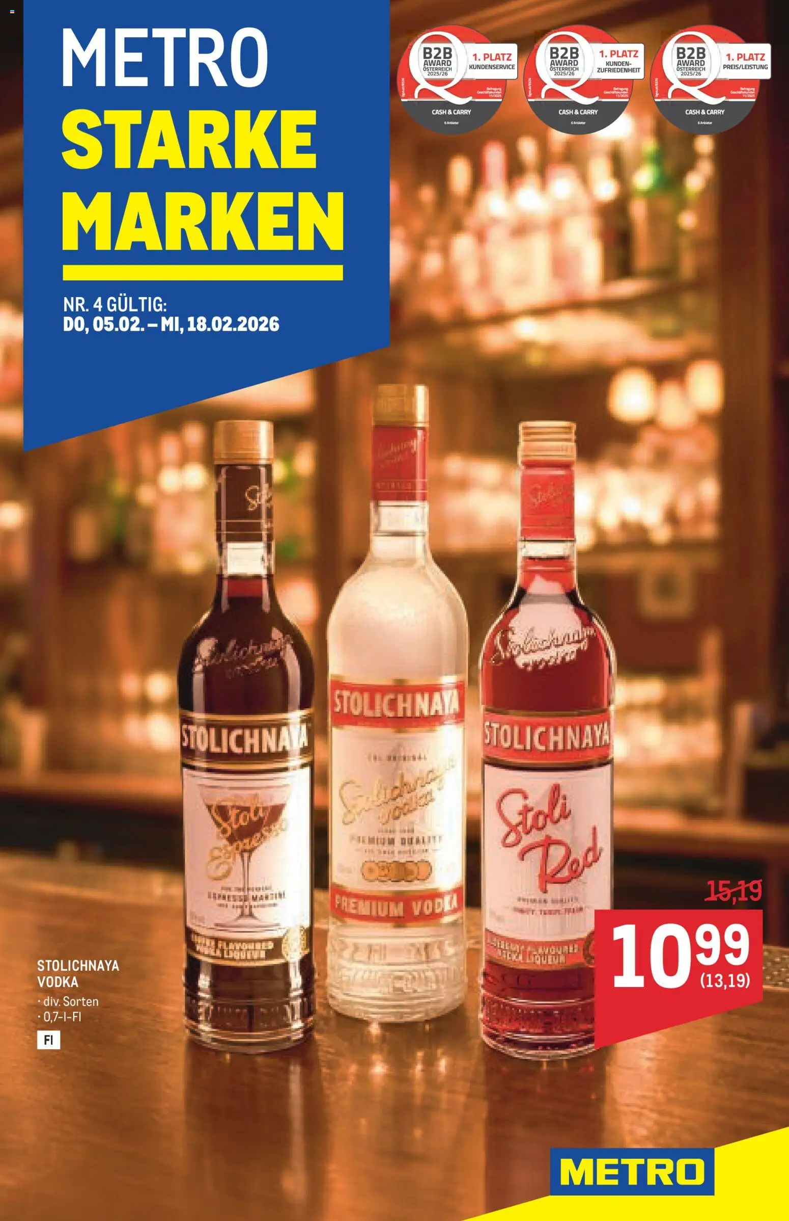 Vorschau der Angebote: Metro Starke Marken gültig ab 05.02.2026