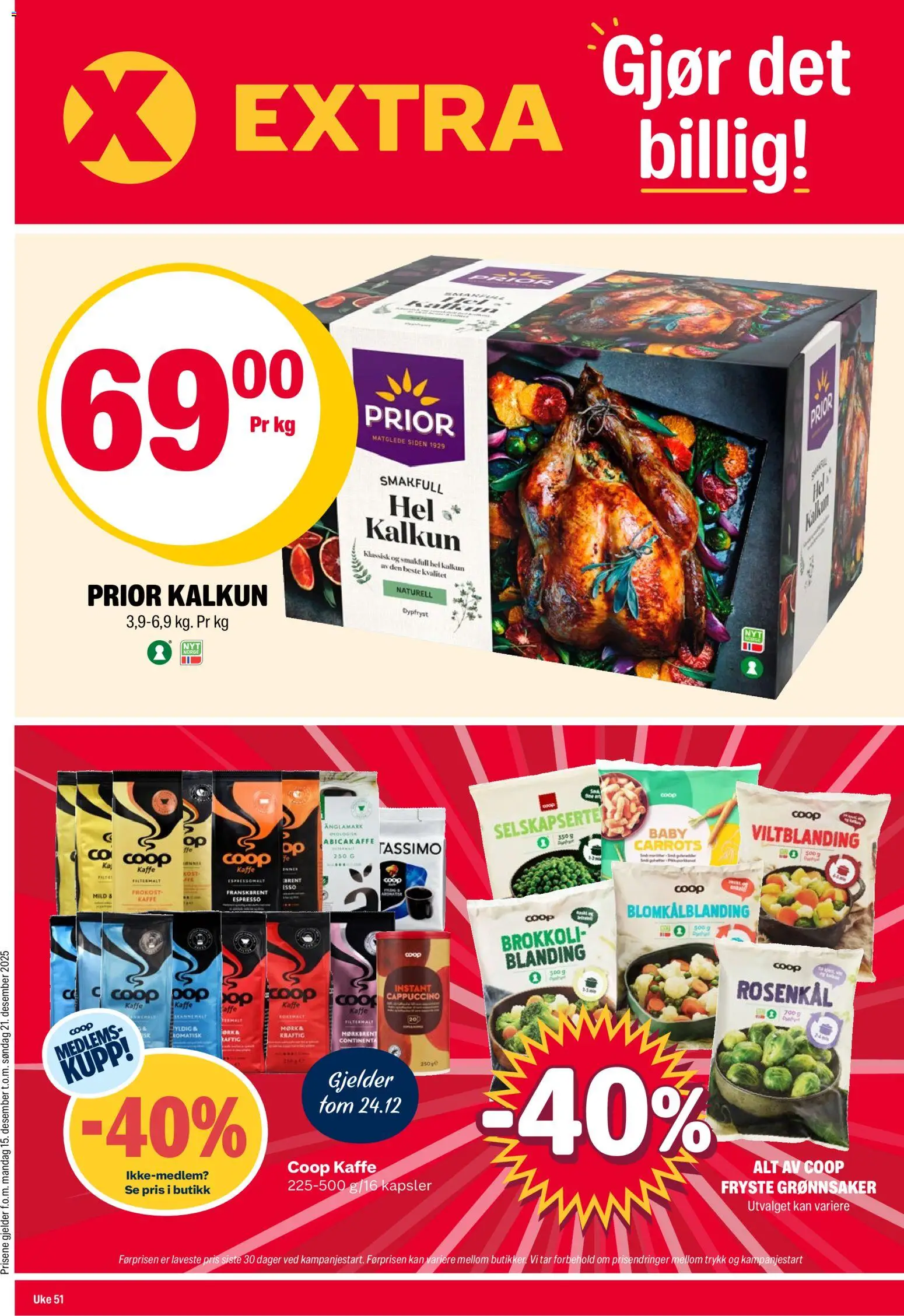 Forhåndsvis Kundeavis fra butikk Coop Extra gyldig fra 15/12/2025