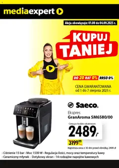 Pogląd gazetki "Promocje" ze sklepu Mediaexpert ważnej od 01.08.2025
