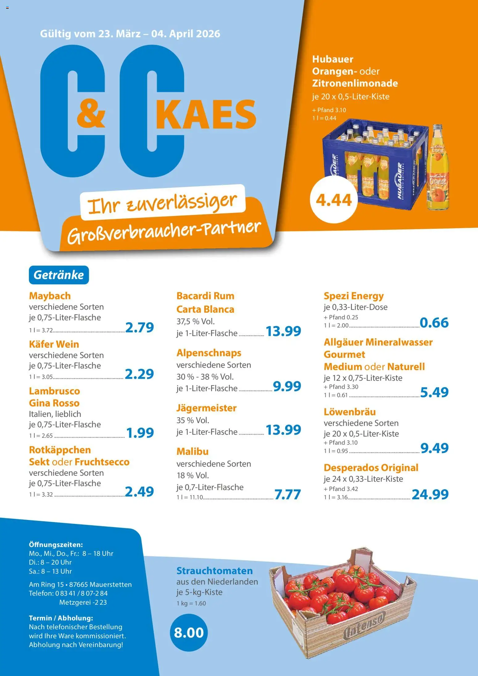 Vorschau von dem Prospekt des Geschäftes C&C, gültig ab dem 23.03.2026