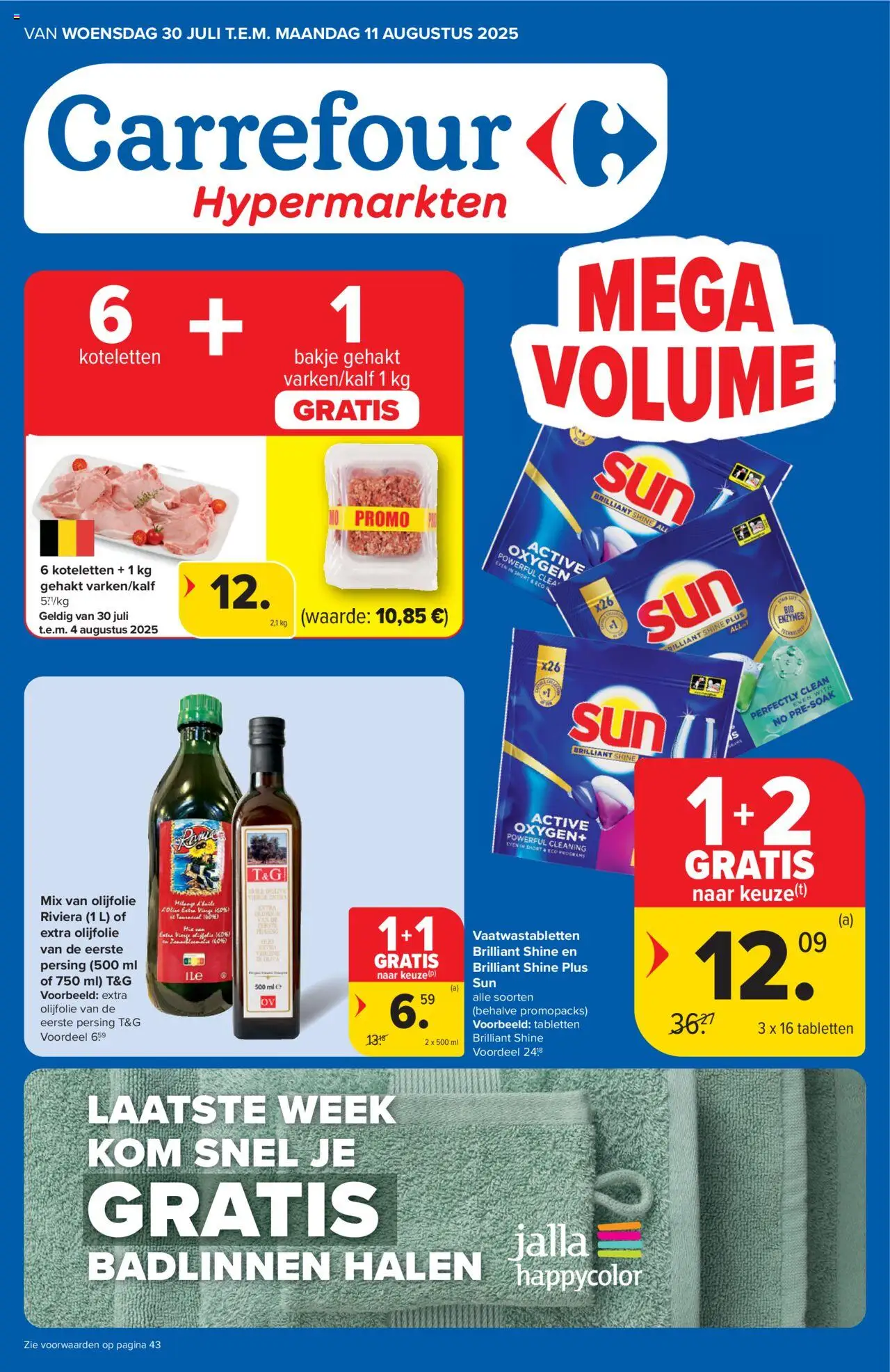 Carrefour shop Folder week 30 geldig vanaf 30/07/2025 - Paginanummer 1