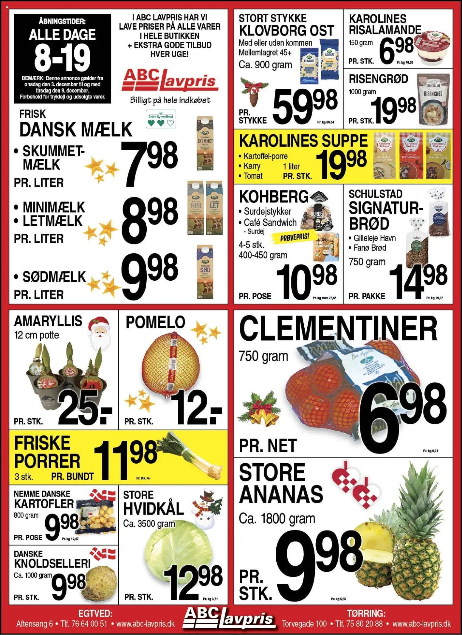 Eksempel på tilbudsavis Egtved fra butik Abc Lavpris gyldig fra 03/12/2025