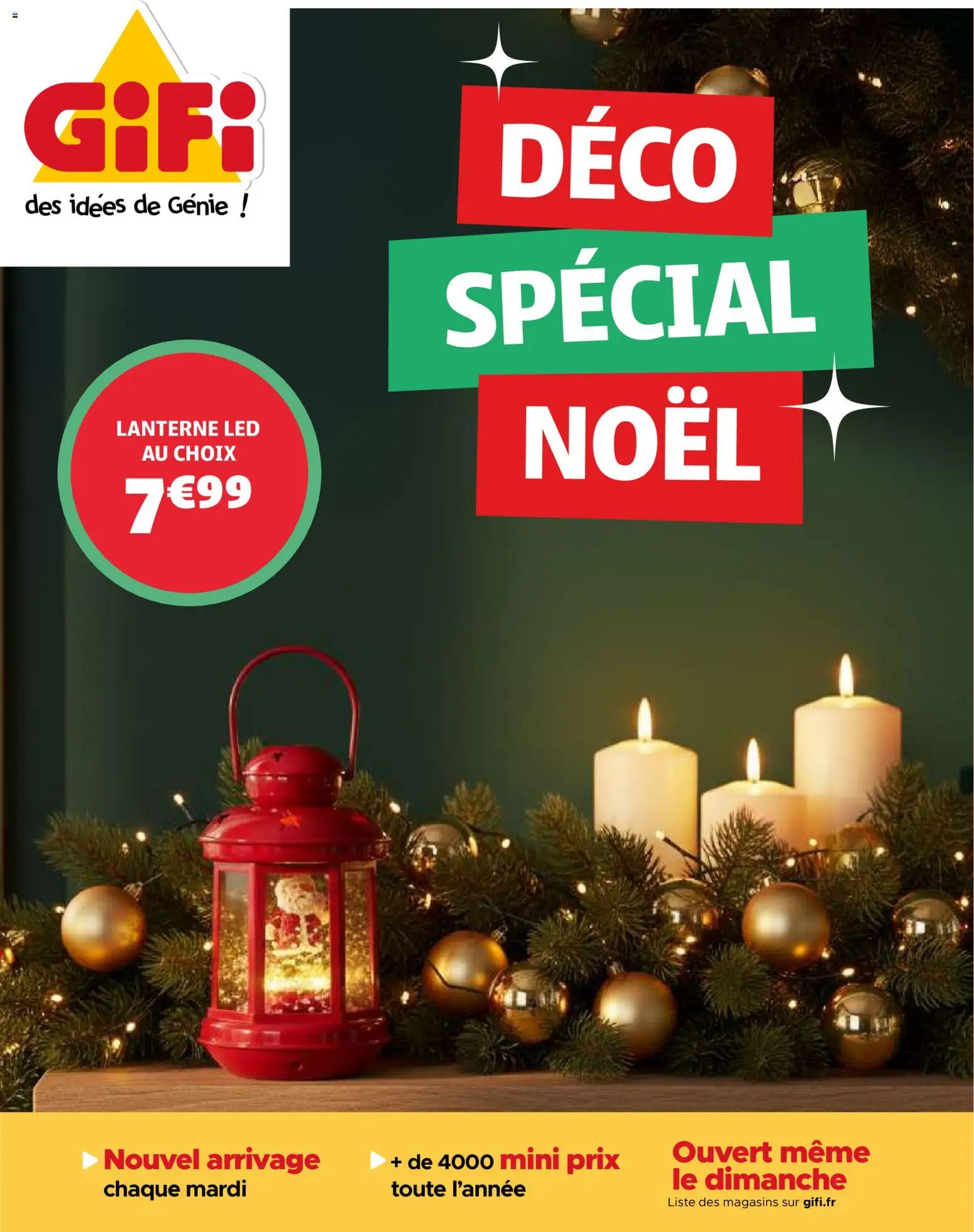 Prévisualisation de Catalogue déco spécial noël du magasin GiFi formulaire valide 18/11/2025