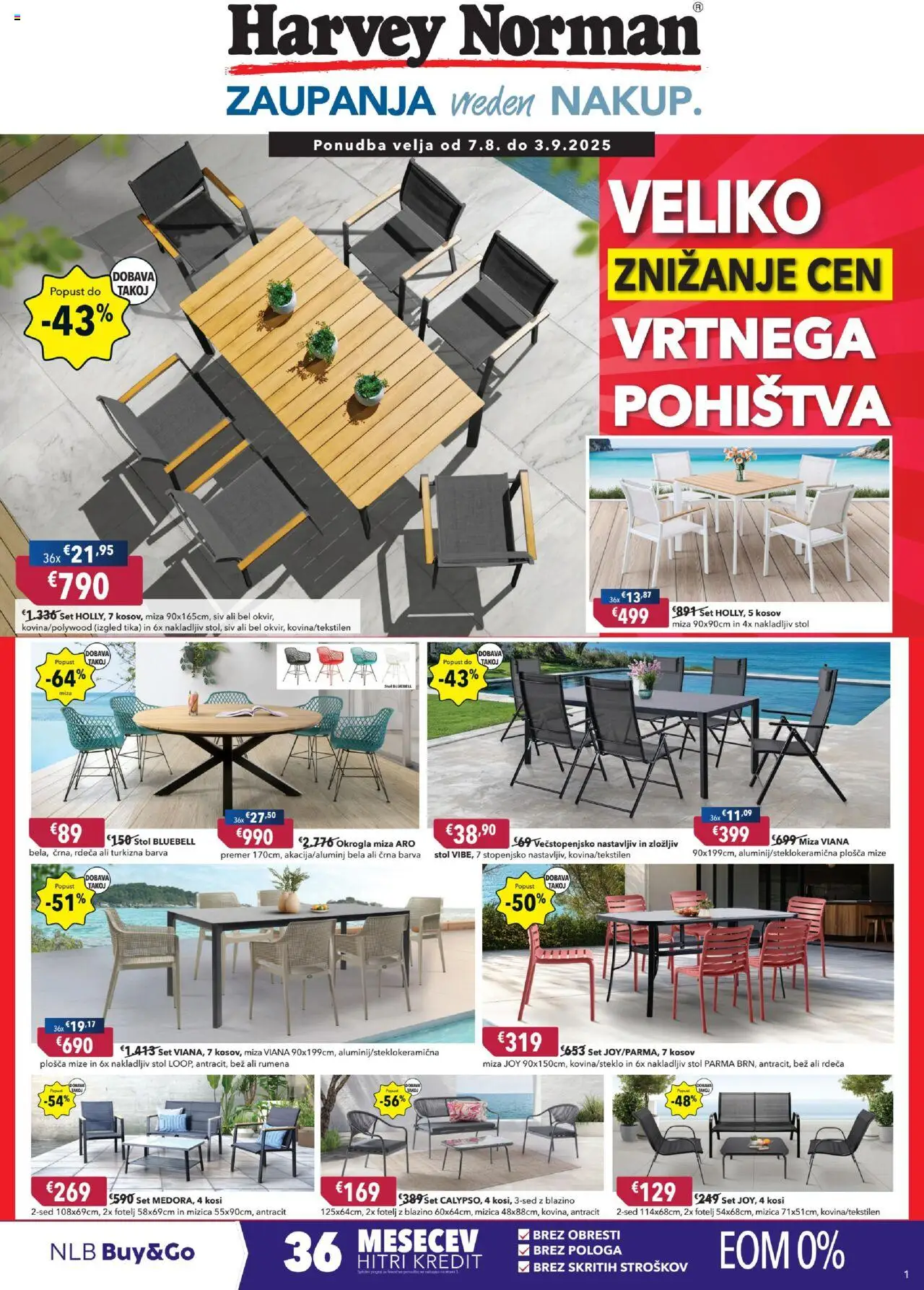 Harvey Norman Katalog od 07.08.2025 - aktualna ponudba - stran 1