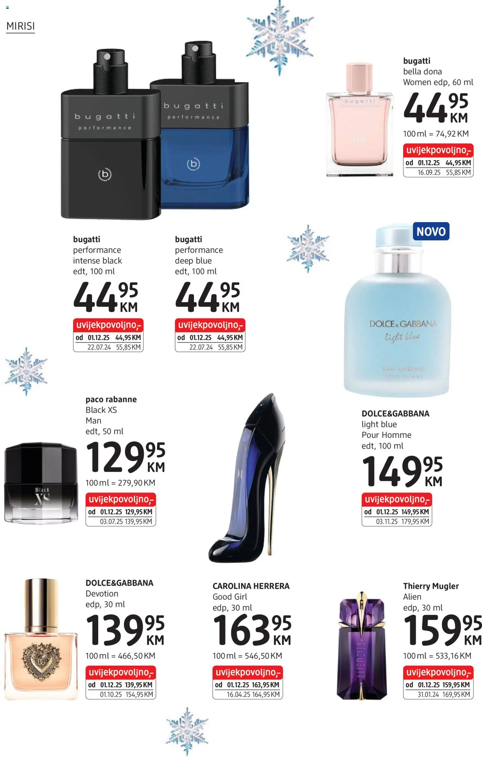 Pregled letka Katalog trgovine DM Drogerie vrijedi od 2025.12.01