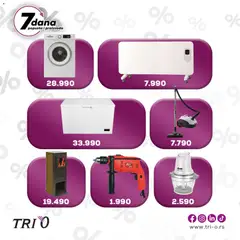 Pregled Tri O kataloga - važi od 23.10.2025