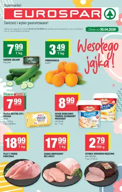Pogląd gazetki "Spar gazetka - Eurospar" ze sklepu Spar ważnej od 30.03.2026