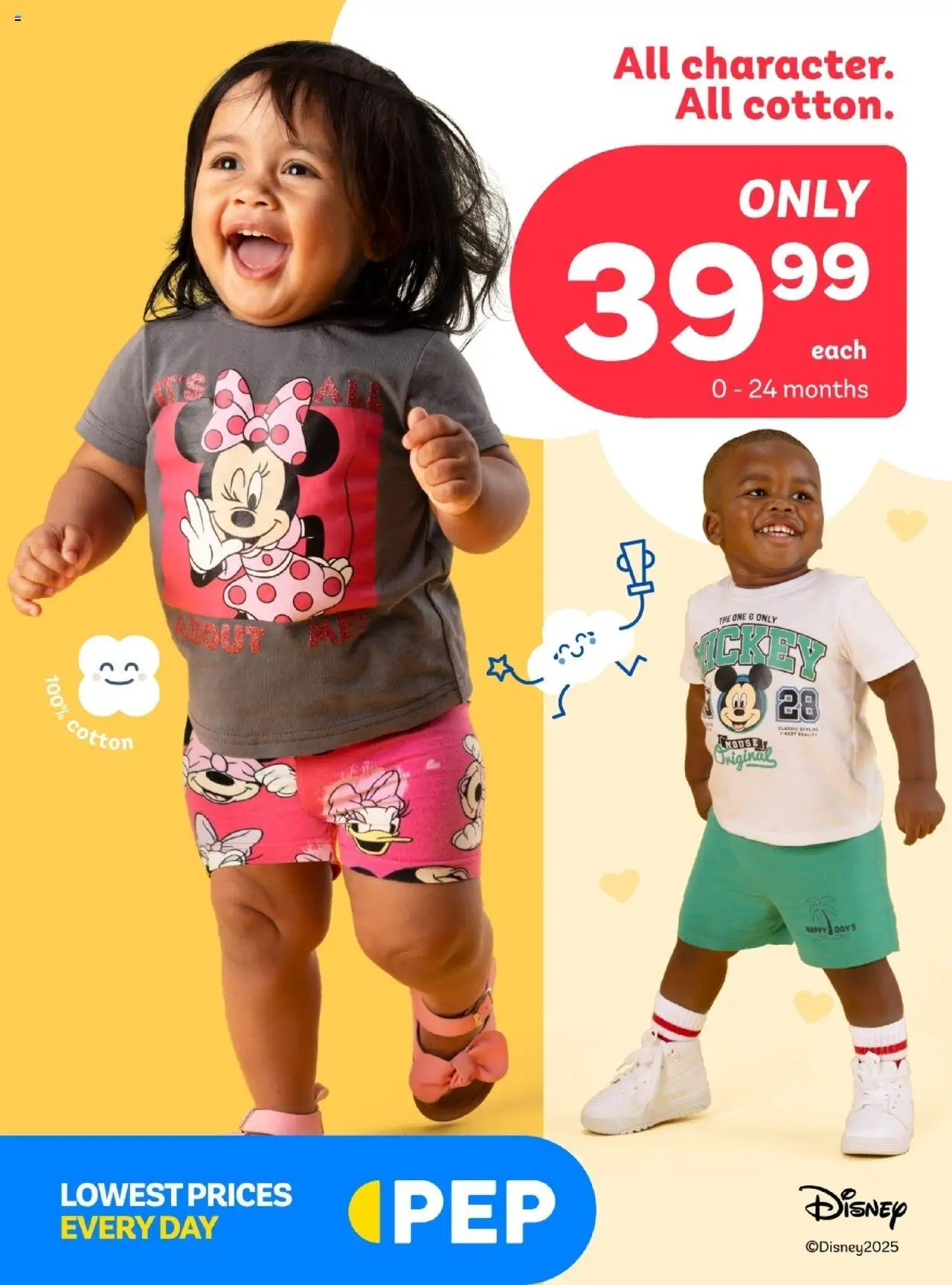 PEP Stores Babies Clothing October from 24/09 - 23/10/2025 > Promotions
