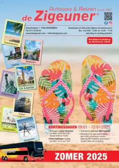 Voorbeeld van Zommer 2025 Folder / Publicité van winkel De Zigeuner geldig vanaf 05/01/2025