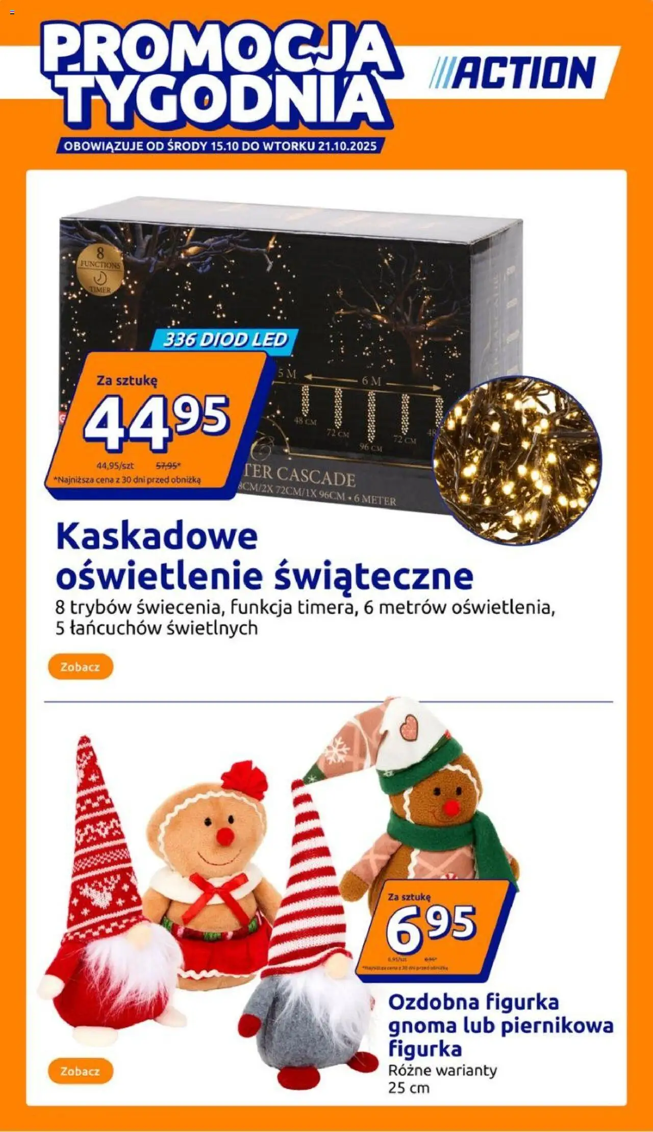 Pogląd gazetki "Gazetka" ze sklepu Action ważnej od 15.10.2025 - Oświetlenie, Oświetlenie świąteczne