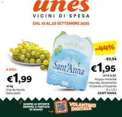 Anteprima dell'opuscolo Volantino Milano dal negozio Unes valido da 10/09/2025