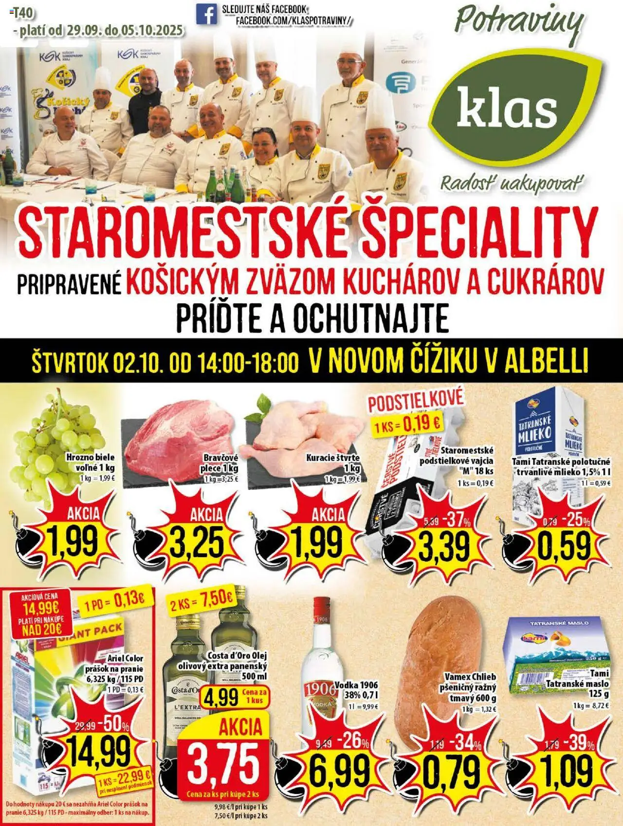Klas Leták od pondelka 29.09.2025 > Aktuálny online