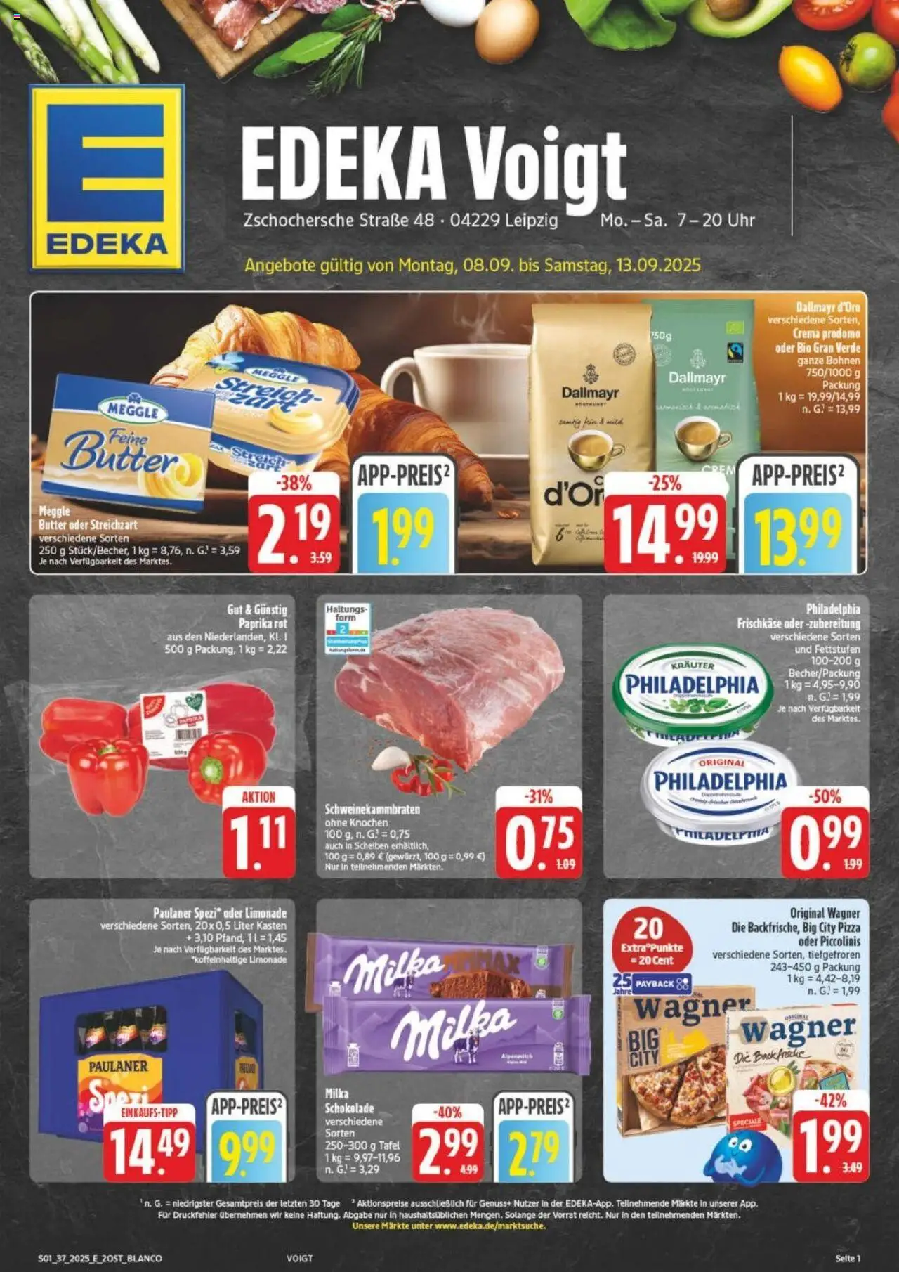 Edeka DE shop DE Folder - Voigt geldig vanaf 07-09-2025 - Paginanummer 1