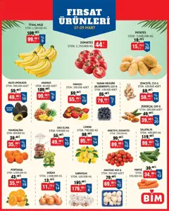 BİM BİM - Meyve-Sebze, İndirim 07.03.2026 - Broşürünün önizlemesi