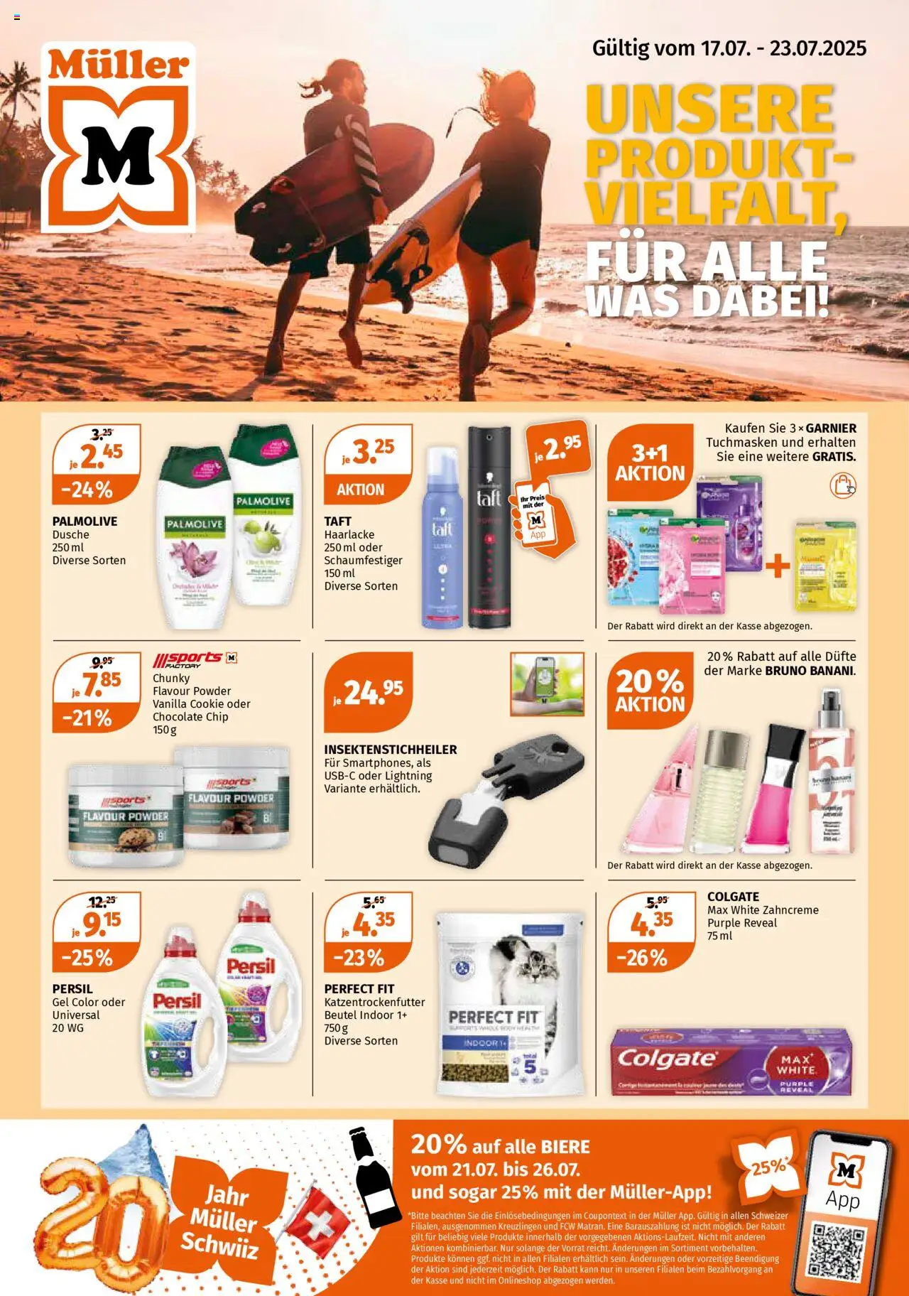 Müller Aktionen ab 17.07.2025 - Seitennummer 1