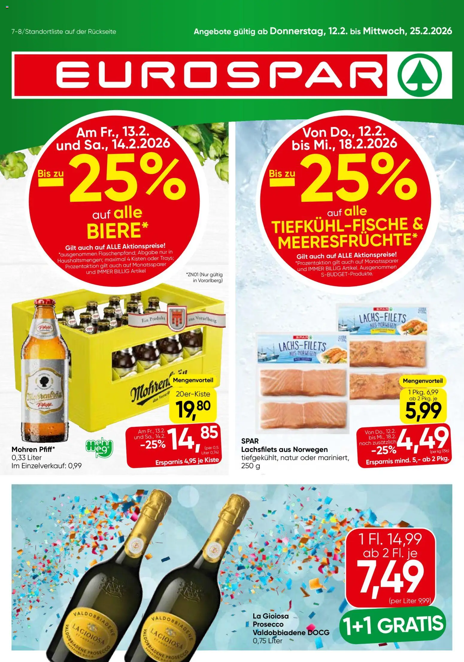 Vorschau der Angebote: Eurospar Vorarlberg gültig ab 12.02.2026