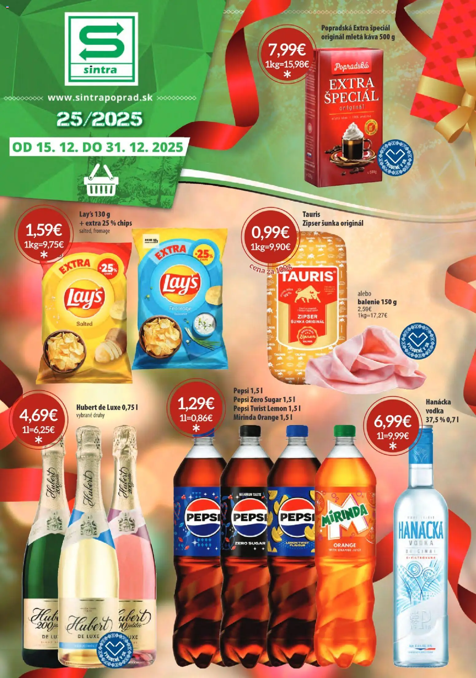 Náhľad Sintra letáku platného od 15.12.2025