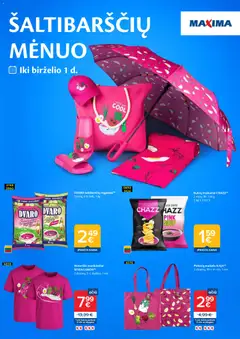 MAXIMA parduotuvės leidinio MAXIMA leidinys - Šaltibarščių mėnuo galiojančio nuo 2026.04.21 peržiūra