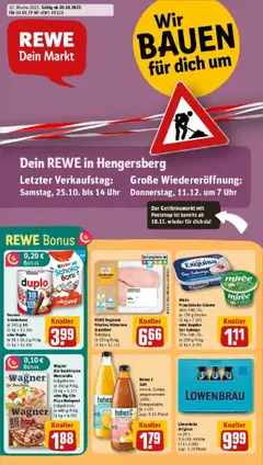Vorschau von dem Prospekt des Geschäftes Rewe, gültig ab dem 19.10.2025