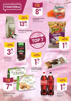VYNOTEKA parduotuvės leidinio VYNOTEKA leidinys galiojančio nuo 2026.04.13 peržiūra
