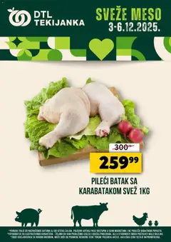 Pregled Tekijanka kataloga - važi od 03.12.2025