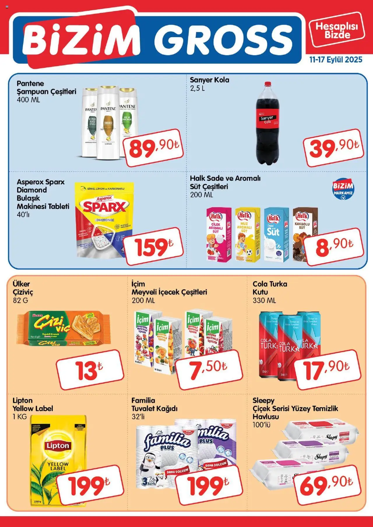 Bizim Toptan Bizim Gross Fırsat Bülteni (11 - 17 Eylül 2025) - Sayfa numarası 1