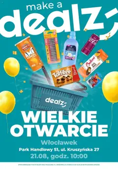 Pogląd gazetki "Wielkie otwarcie - Włocławek, Kruszyńska 27" ze sklepu Dealz ważnej od 21.08.2025