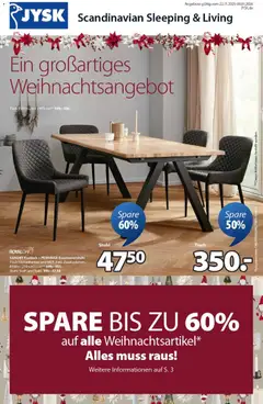 Vorschau von dem Prospekt des Geschäftes JYSK, gültig ab dem 22.11.2025