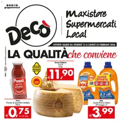 Anteprima dell'opuscolo Volantino Maxistore, Supermercati, Local - Sicilia dal negozio Decò valido da 13/02/2026