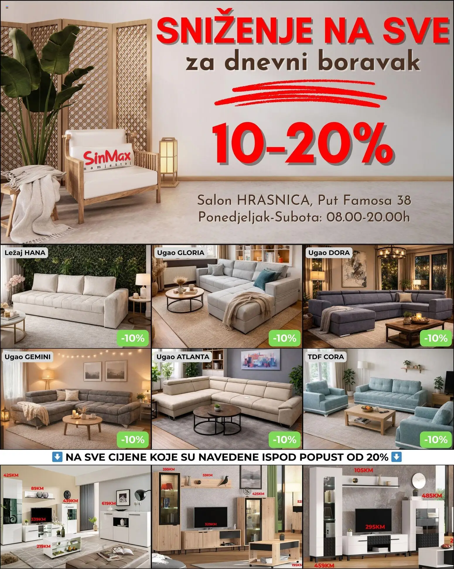 Pregled letka Katalog trgovine SinMax vrijedi od 2026.01.08