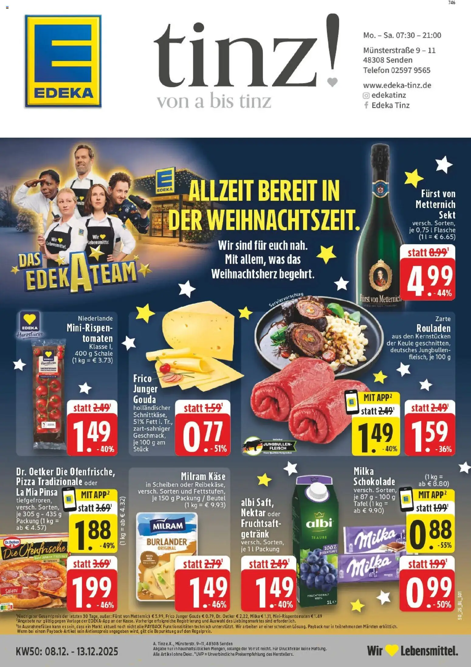 Vorschau von dem Prospekt des Geschäftes Edeka, gültig ab dem 07.12.2025