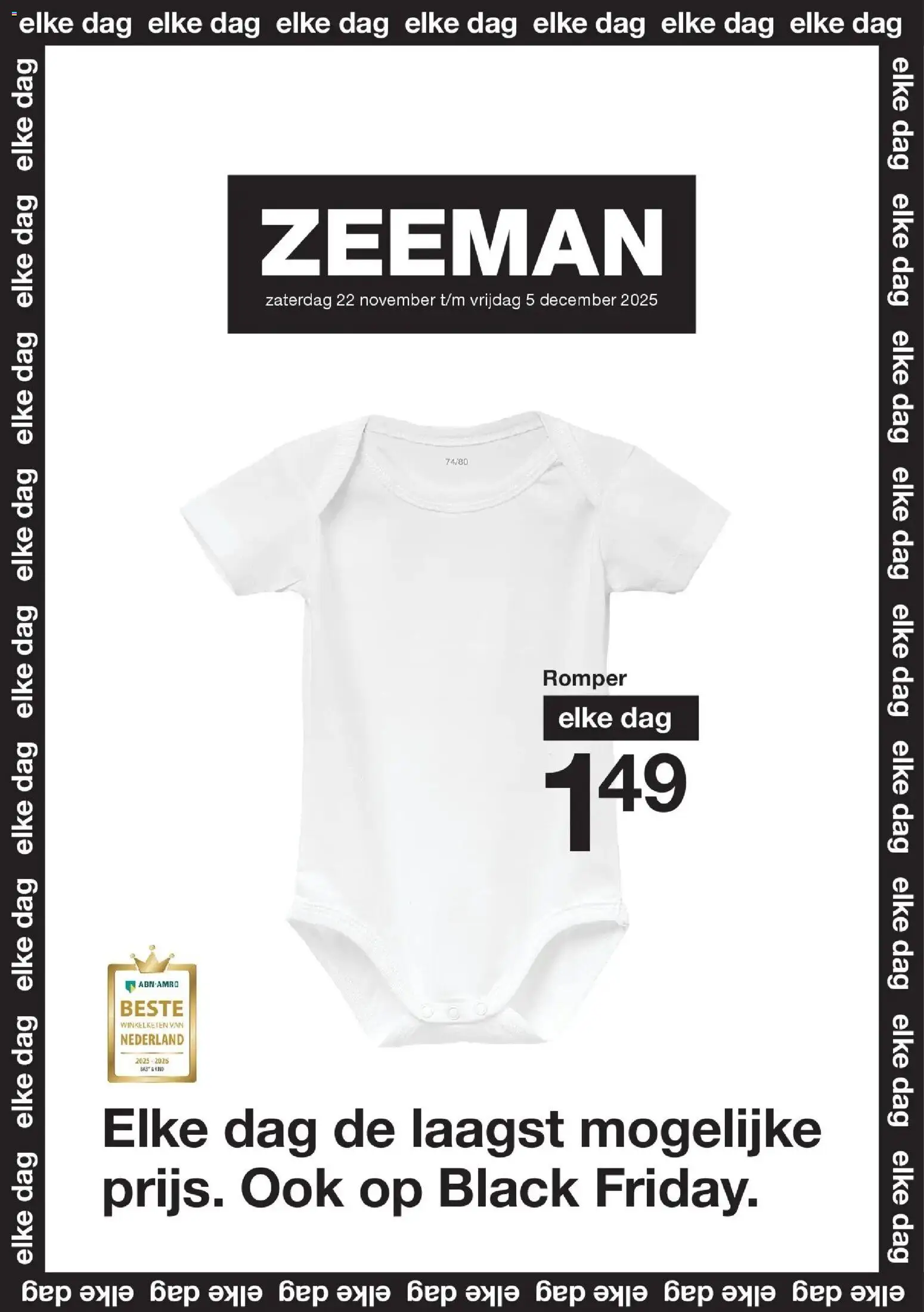 Voorbeeld van Zeeman folder tot 07.12.2025 van winkel Zeeman geldig vanaf 21-11-2025