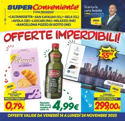 Anteprima dell'opuscolo Volantino Caltanissetta/San Cataldo/Gela/Avola/Lascari/Milazzo/Barcellona dal negozio SuperConveniente valido da 14/11/2025