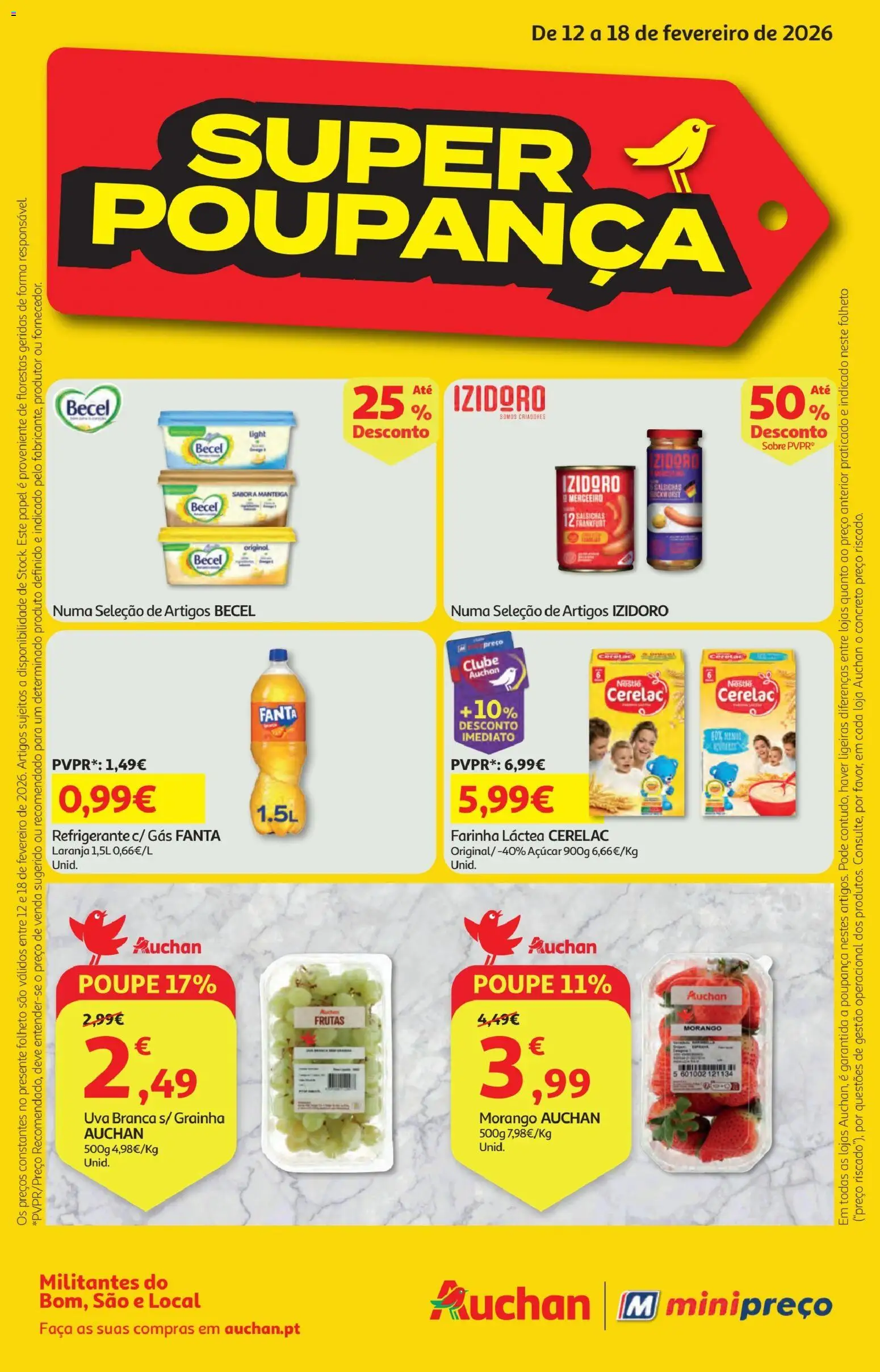 Pré-visualização do folheto da loja Minipreço válida a partir de 12/02/2026