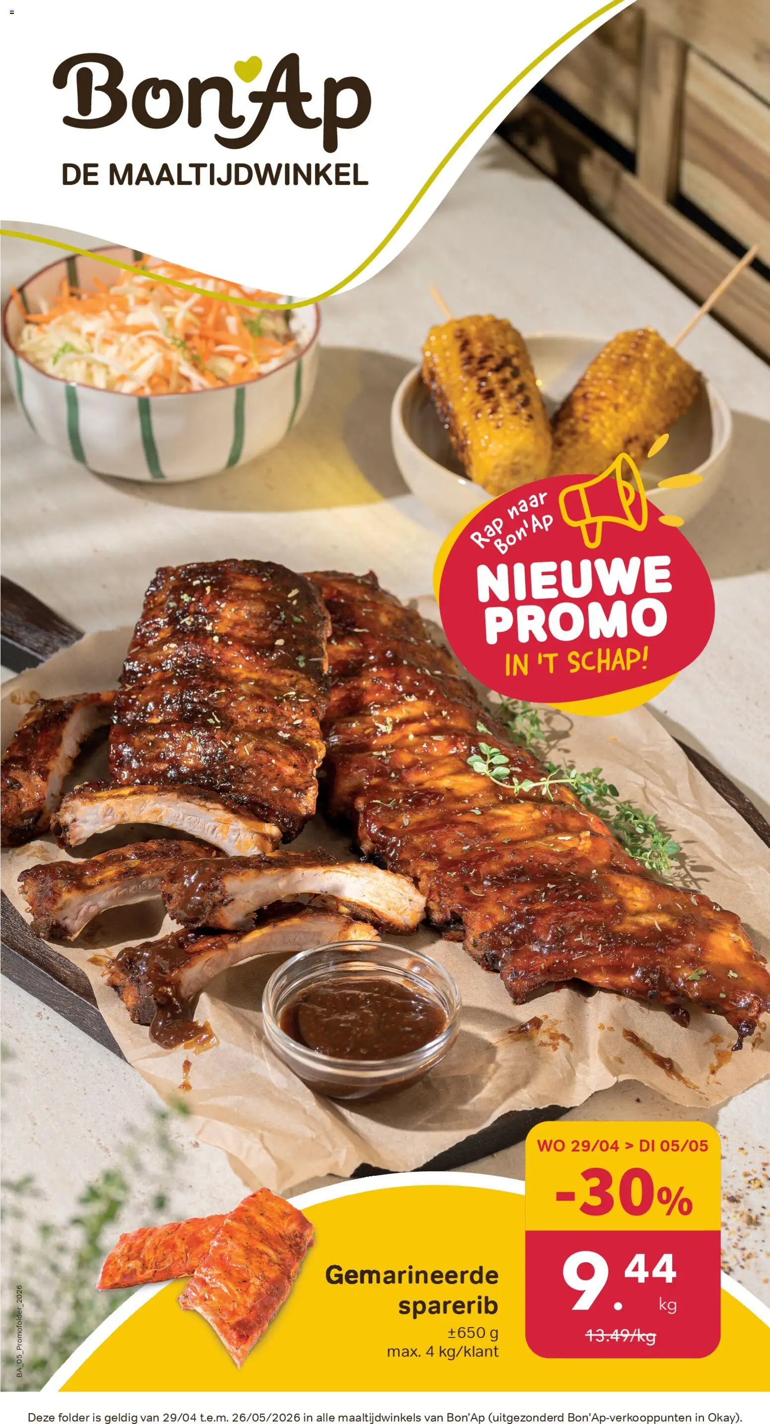 Voorbeeld van Bon Ap Folder/Publicité van winkel Bon Ap geldig vanaf 29/04/2026