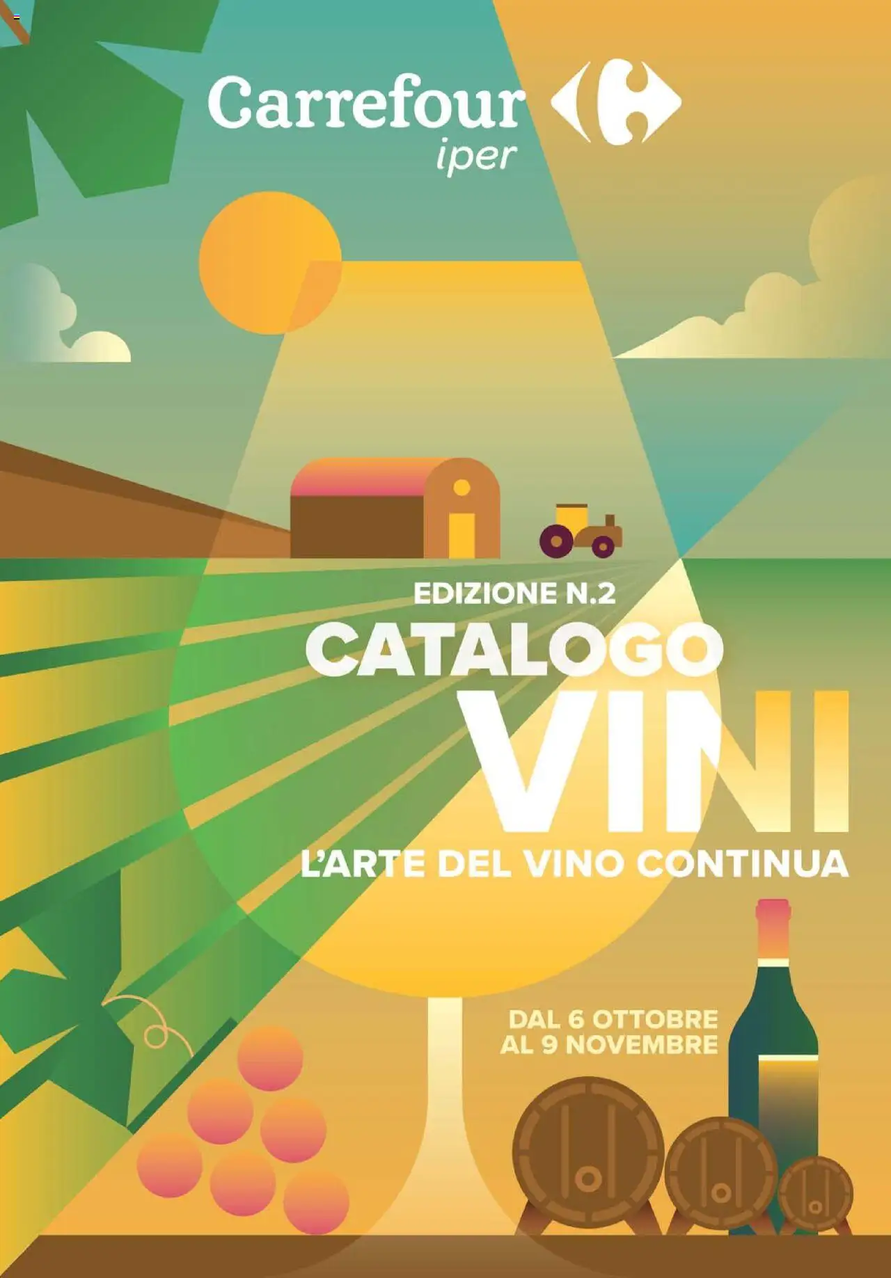 Volantino Carrefour valido da 06/10/2025 numero di pagina 1 - Vino